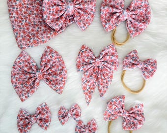 Little Sister Baby and Toddler Girl Bow handmade baby and toddler bow